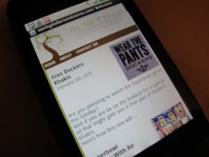 Mobile Web Site