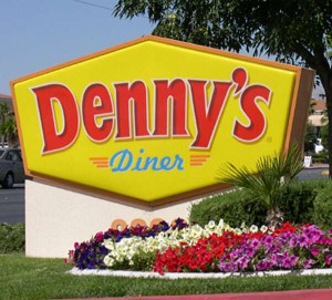 Denny's Free Burger and Fries