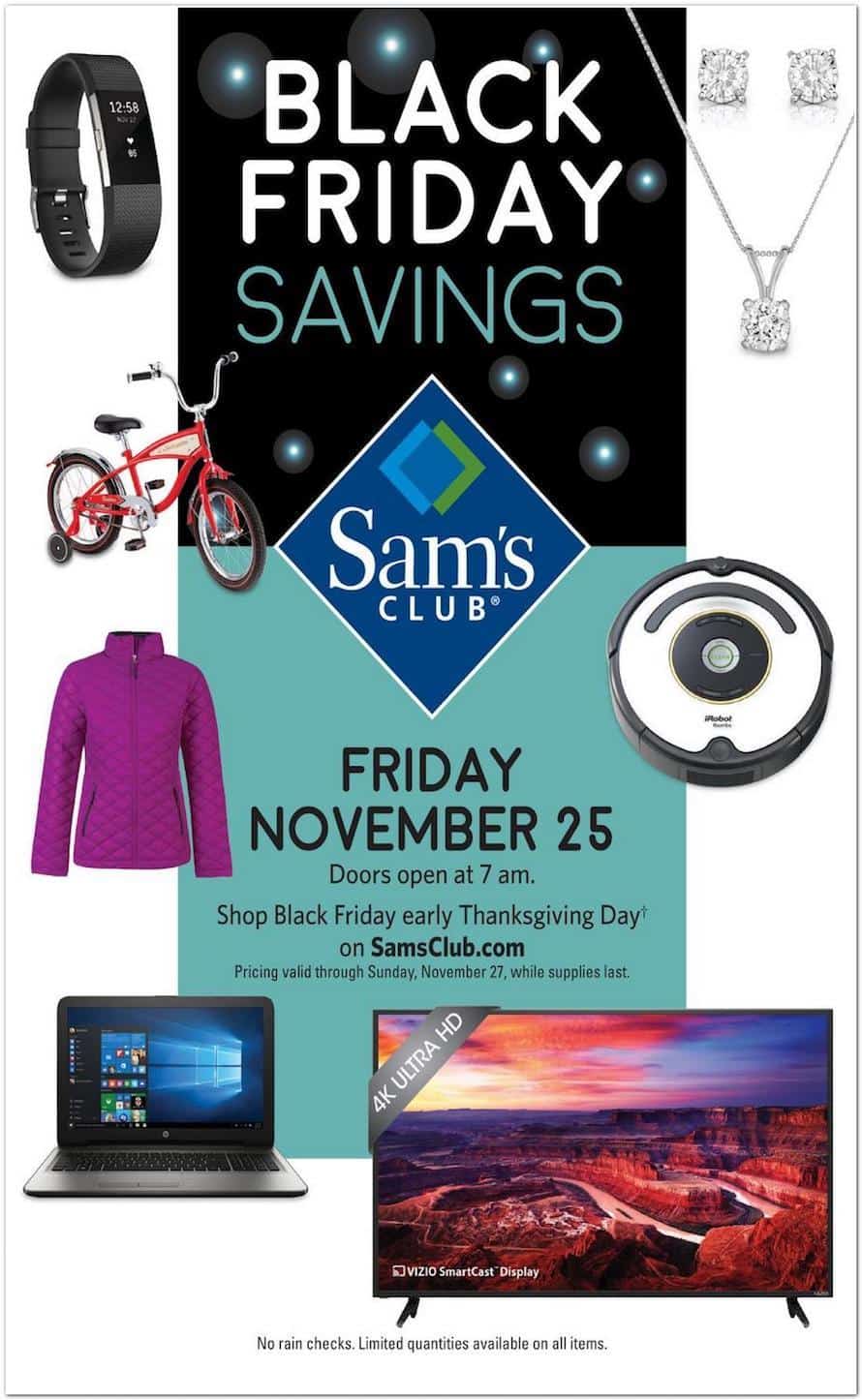 sams black friday deals