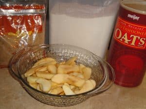Ingredients For Caramel Apple Crisp Recipe