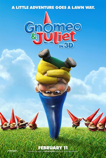 Gnomeo and Juliet movie and activity.