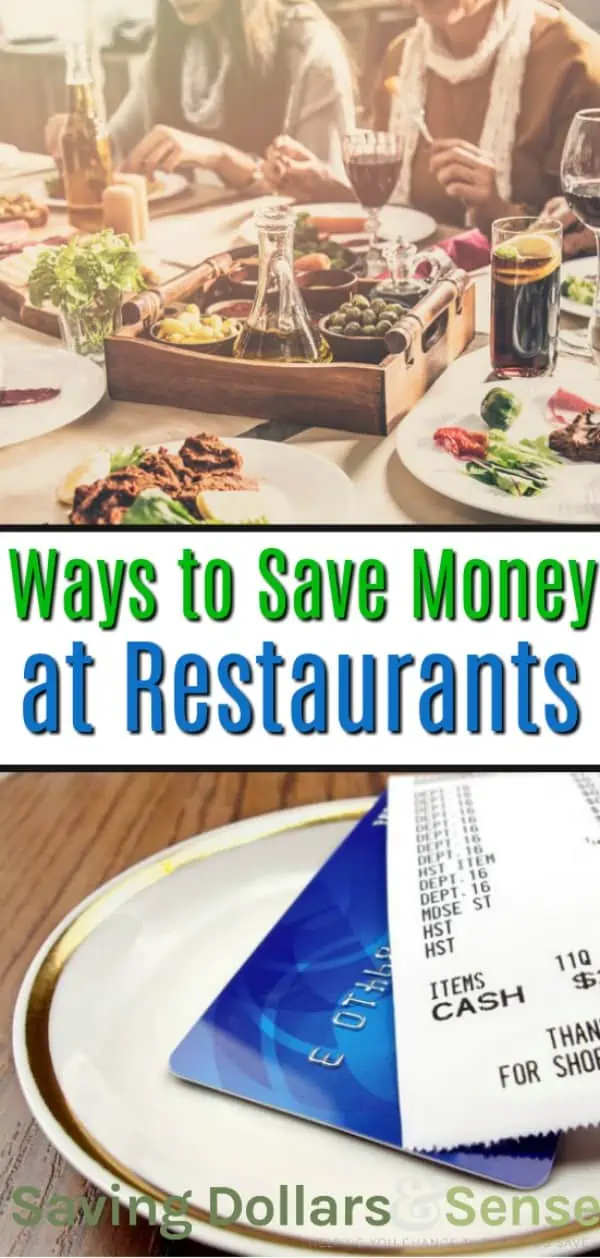 Five Ways To Save On Your Restaurant Bill