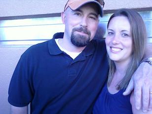Kristie and her husband.
