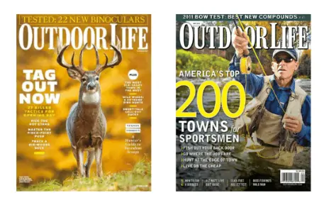 Copies of Outdoor Life magazine you can grab for free with this offer.