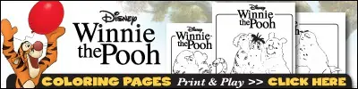 Free Winnie the Pooh coloring pages.