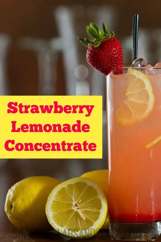 Strawberry Lemonade Concentrate