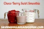 Choco Berry Swirl Smoothie Recipe
