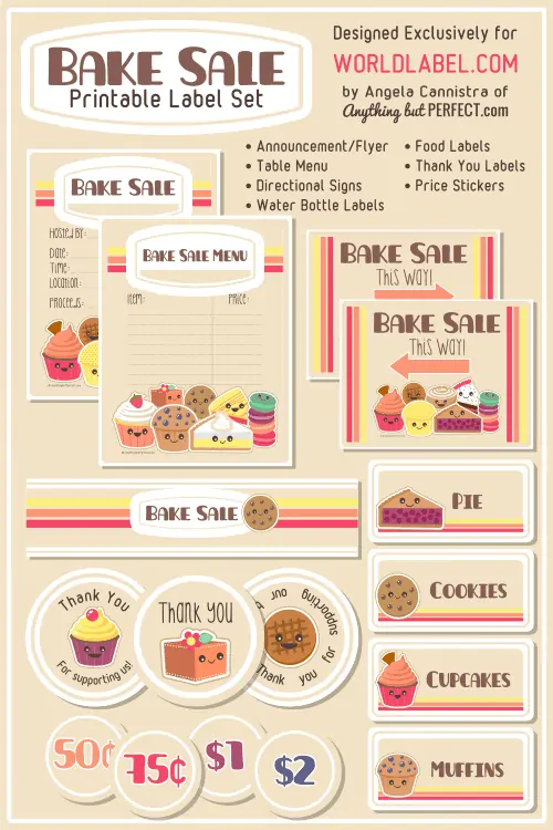 FREE Bake Sale Printables!