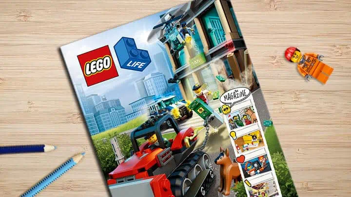 Free LEGO Life magazine subscription for children.