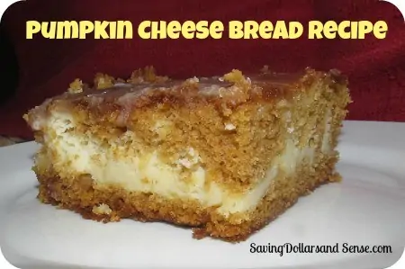 Pumpkin Cheese Bread Recipe
