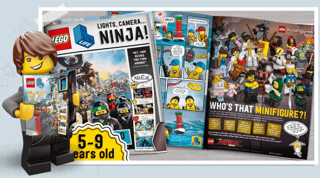 Free LEGO magazine subscription for LEGO lovers.
