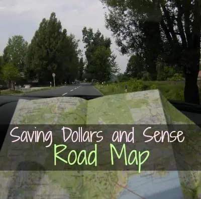 Saving Dollars and Sense road map.