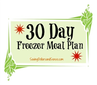 30 Day Freezer Cooking: Make A Plan