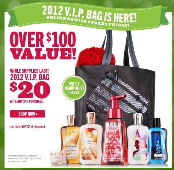 Bath & Body Works Black Friday VIP Bag Is LIVE! Saving Dollars & Sense