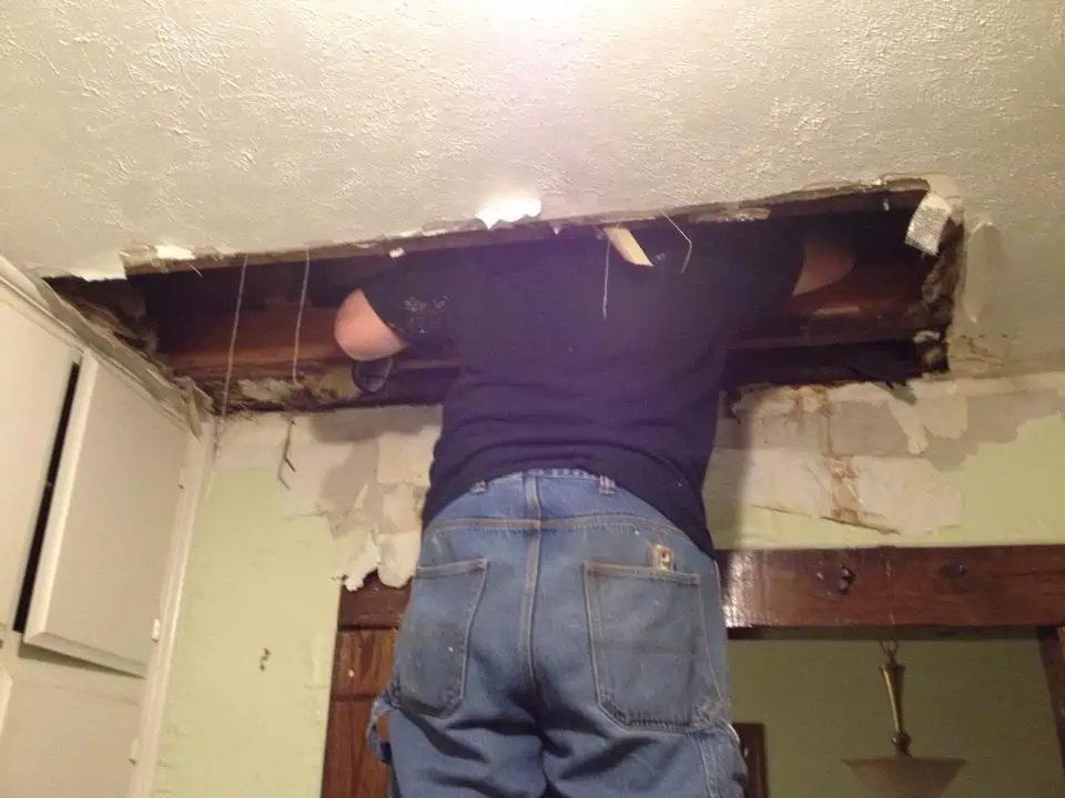 Ceiling insulation removal