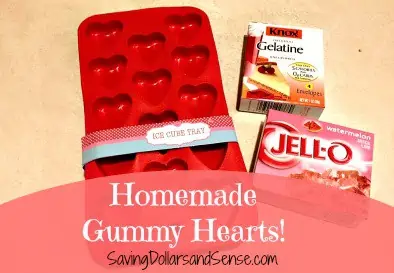 Ingredients for Homemade Gummy Hearts