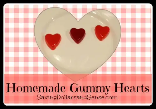 Homemade Gummy Candy Hearts Recipe
