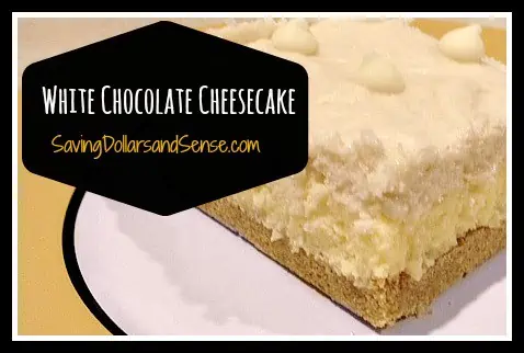 White Chocolate Cheesecake Recipe
