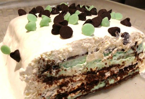 chocolate mint ice cream cake recipe