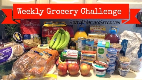Official grocery store challenge to save money.