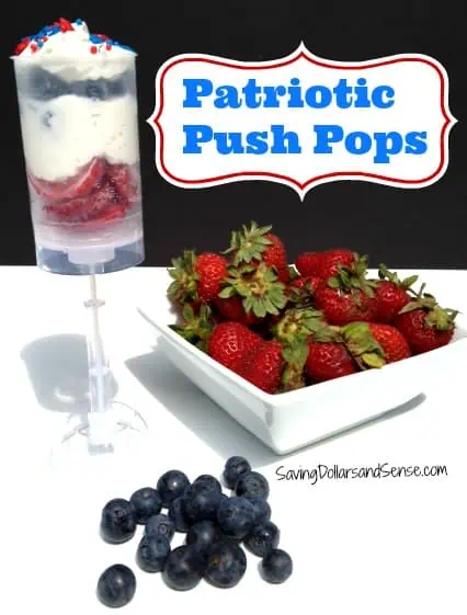 Patriotic Push Pops