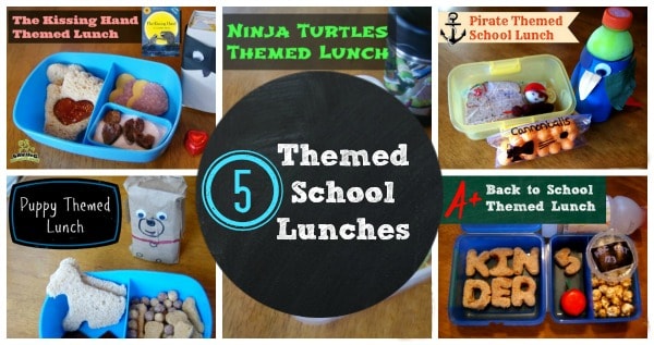 Themed school lunch ideas for kids.