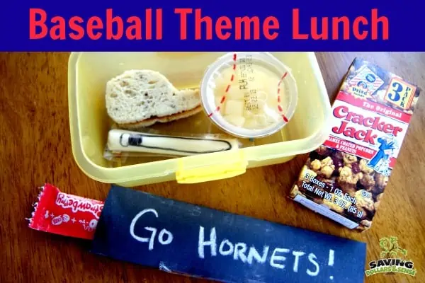 Baseball Theme Lunch
