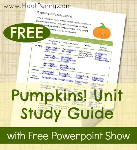 FREE Pumpkin Unit Study