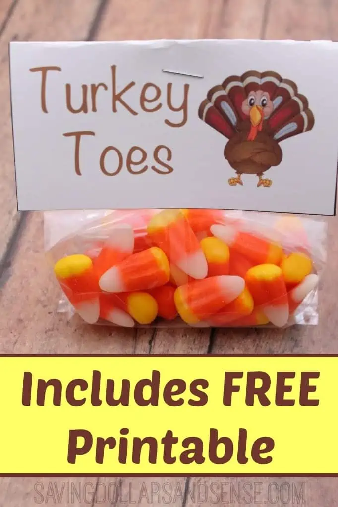 Turkey Toes FREE Printable