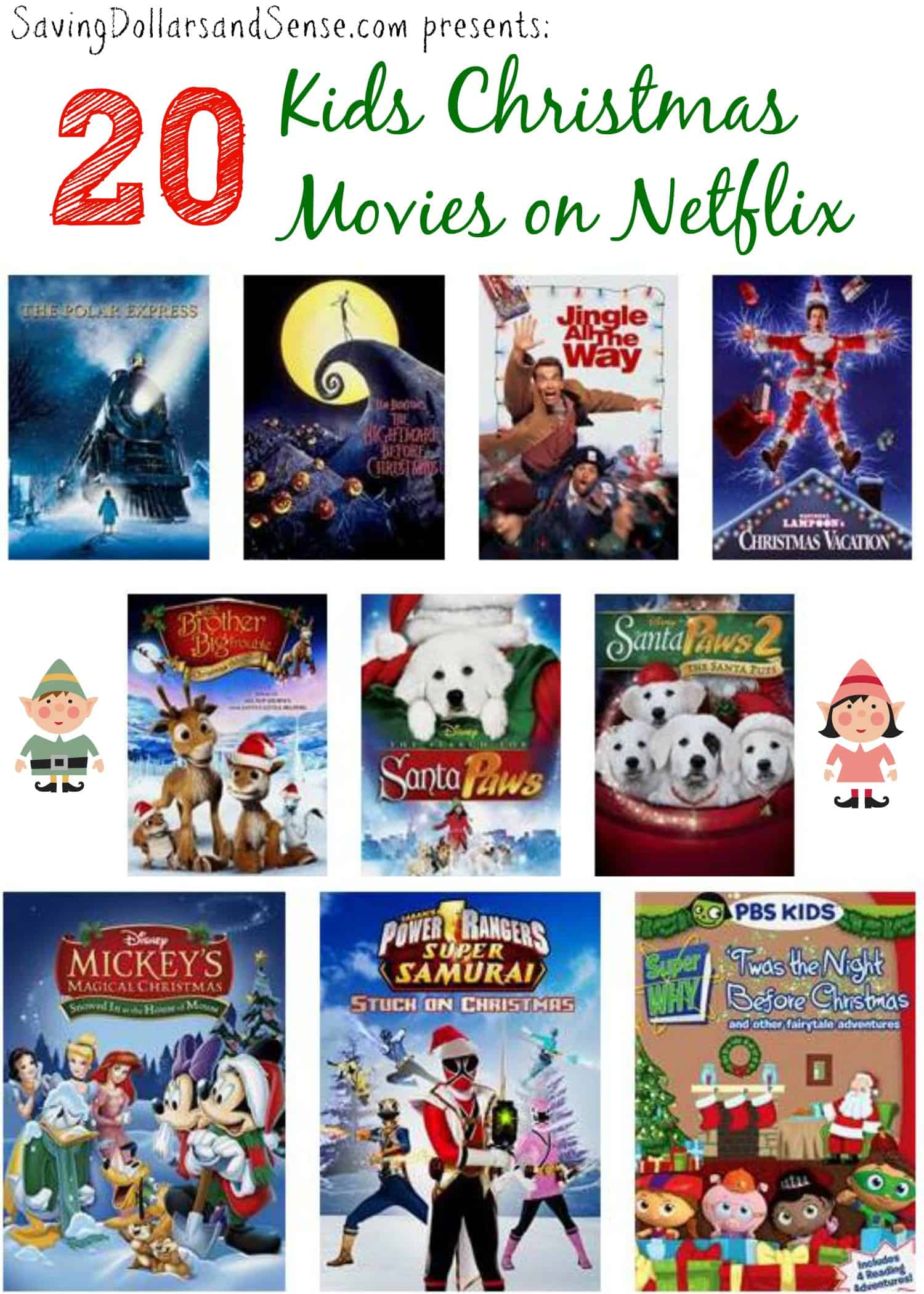 Top 20 Kids Christmas Movies on Netflix - Saving Dollars & Sense