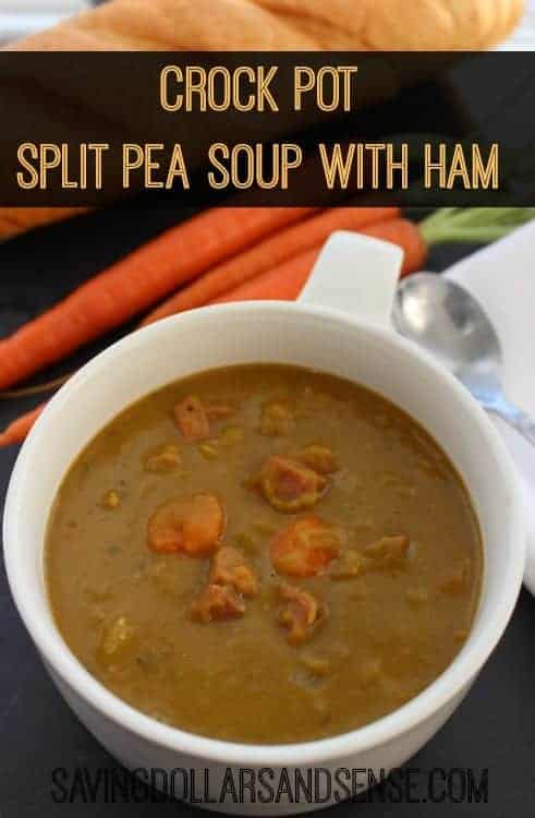 Slow Cooker Split Pea Soup Recipe - Crockpot Split Pea Soup