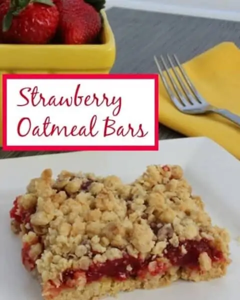 Strawberry Oatmeal Bars Recipe