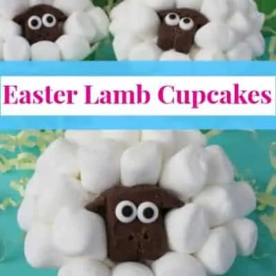 Easter Lamb Cupcakes