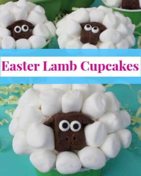 Easter Lamb Cupcakes