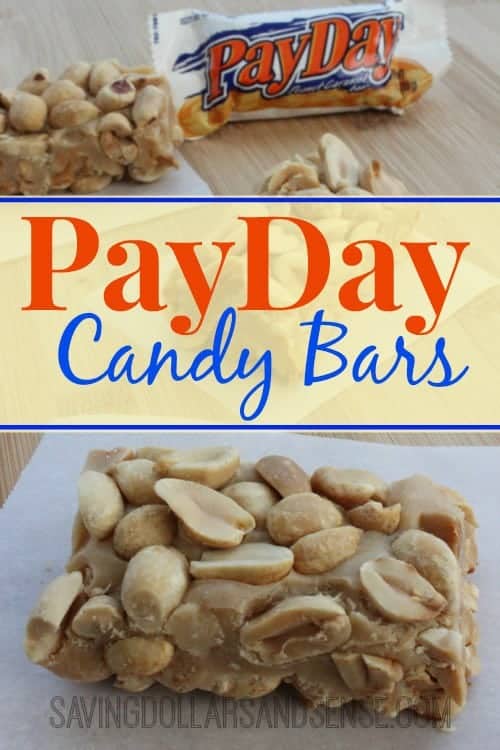 Homemade PayDay Candy Bars Recipe - Saving Dollars and Sense