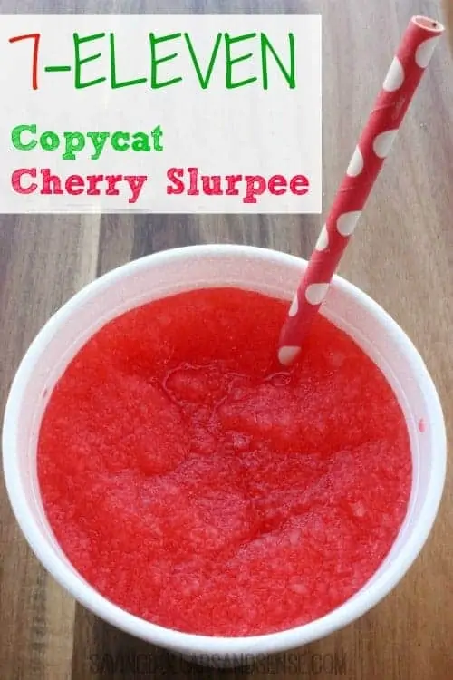 Copycat 7-11 Cherry Slurpee Recipe