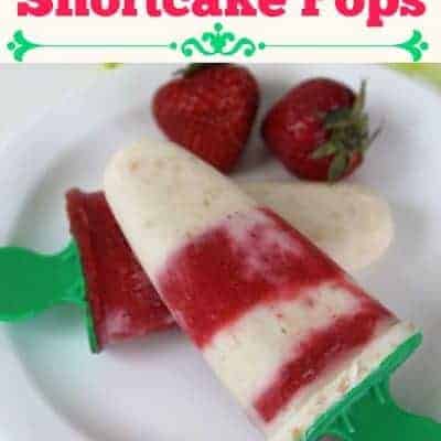 strawberry Shortcake Pops