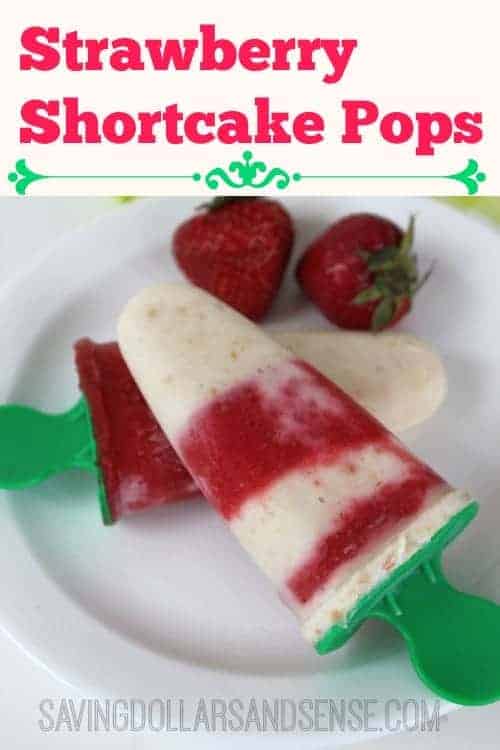 strawberry Shortcake Pops