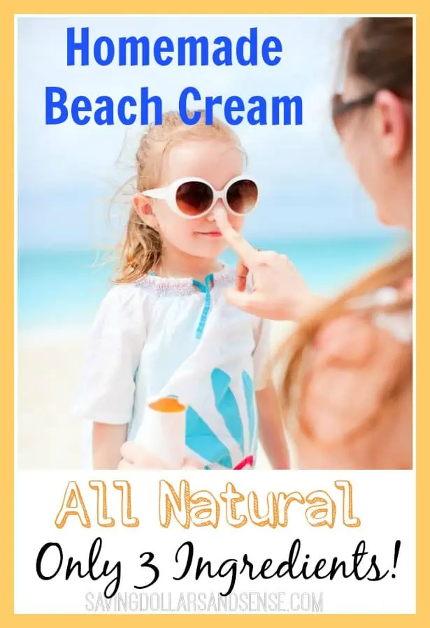 Homemade Beach Cream