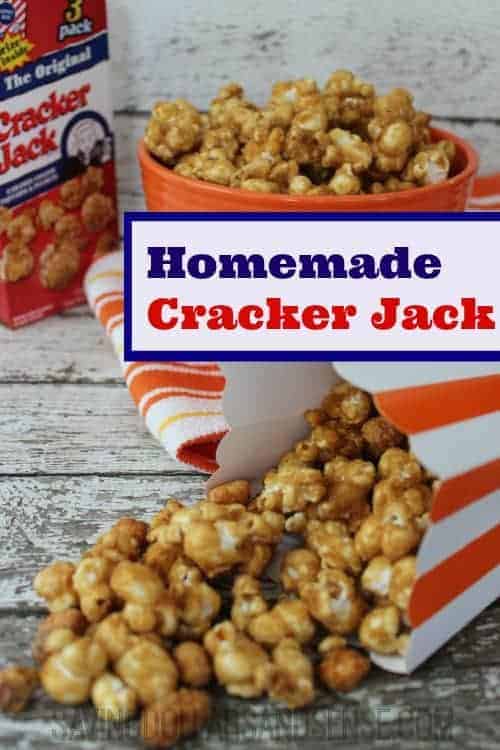 Homemade cracker jack recipe.
