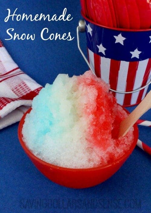 Homemade Snow Cones