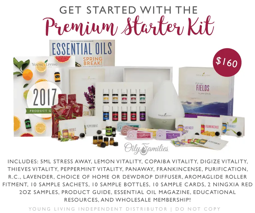 Get started with the premium starter kit with Young Living Essential Oils.