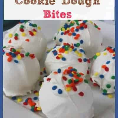 Funfetti Cookie Dough Bites