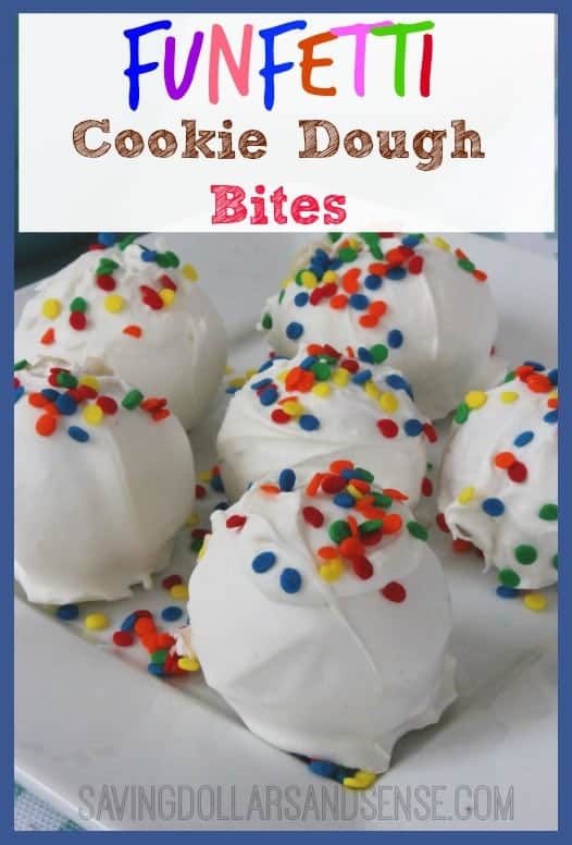 Funfetti Cookie Dough Bites Recipe Saving Dollars and Sense