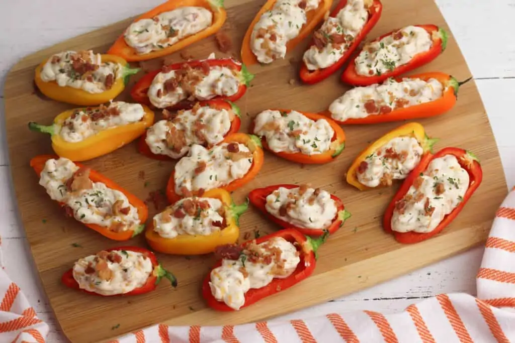 Bacon Ranch Cheesy Stuffed Peppers