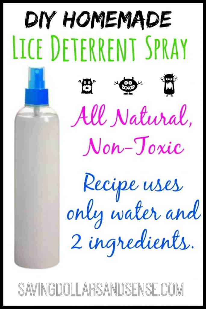All Natural Lice Deterent Spray - Head