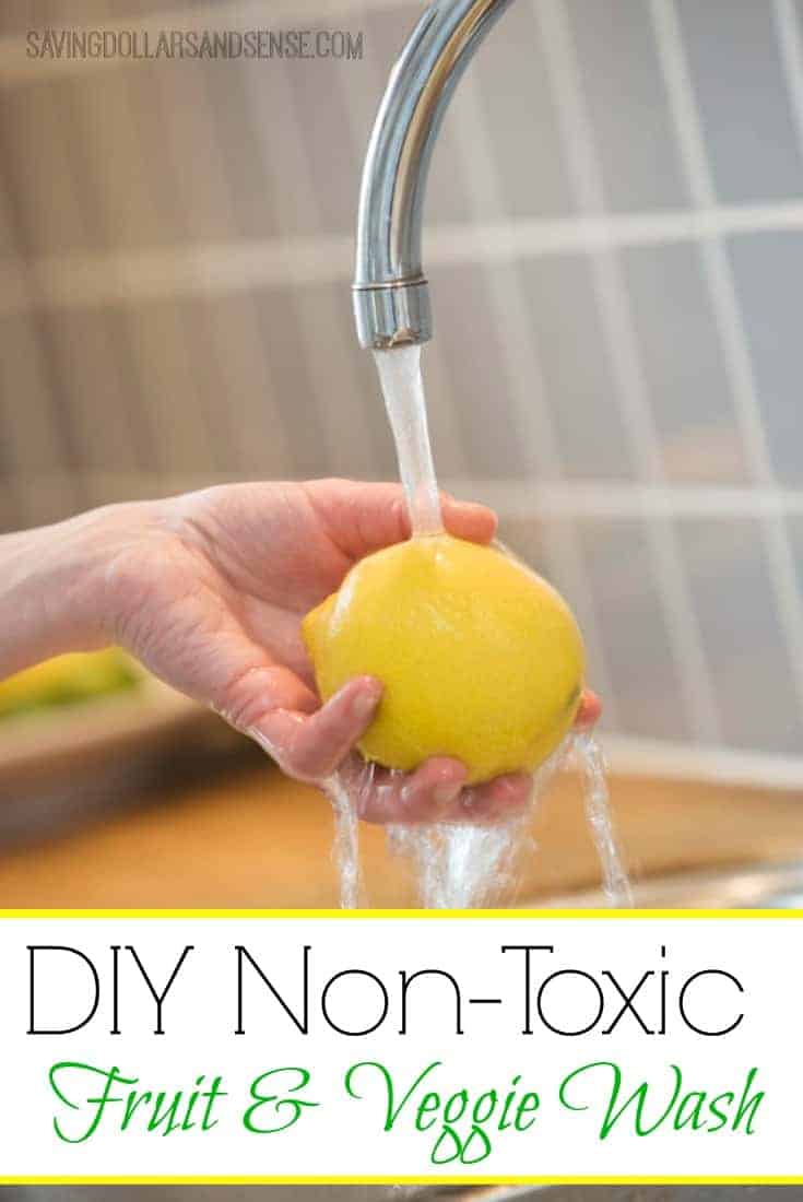  DIY Non-Toxic Fruit & Veggie Wash