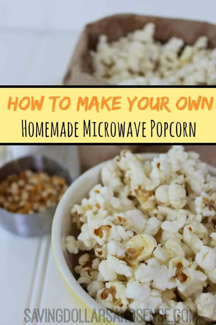 Homemade Microwave Popcorn