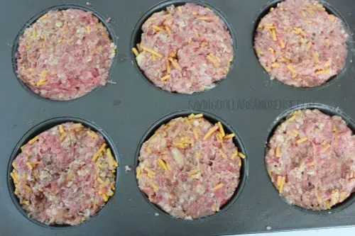 Mini Meatloaf Muffin Pan