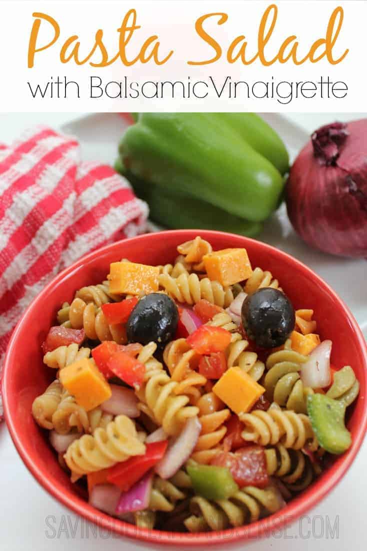 Pasta Salad with Balsamic Vinaigrette Recipe